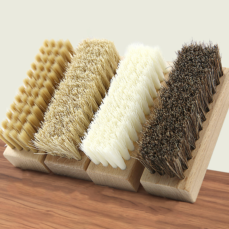 1PC Pig Bristles Shoe Brush Fo - Sneaker Care Kit 评论和价格