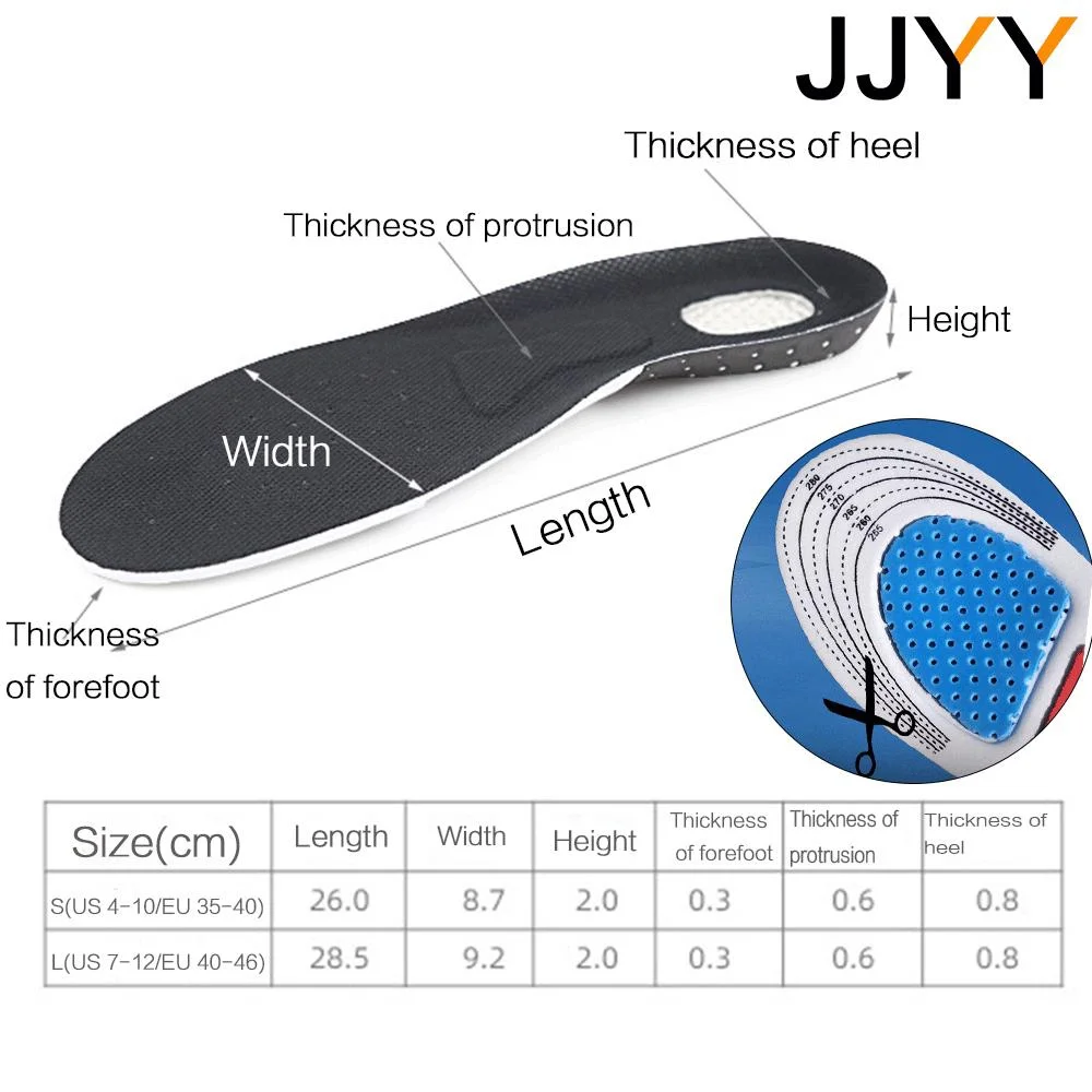 Adjustable Gel Insoles for Men - Shoe Polish Cream 评论和价格