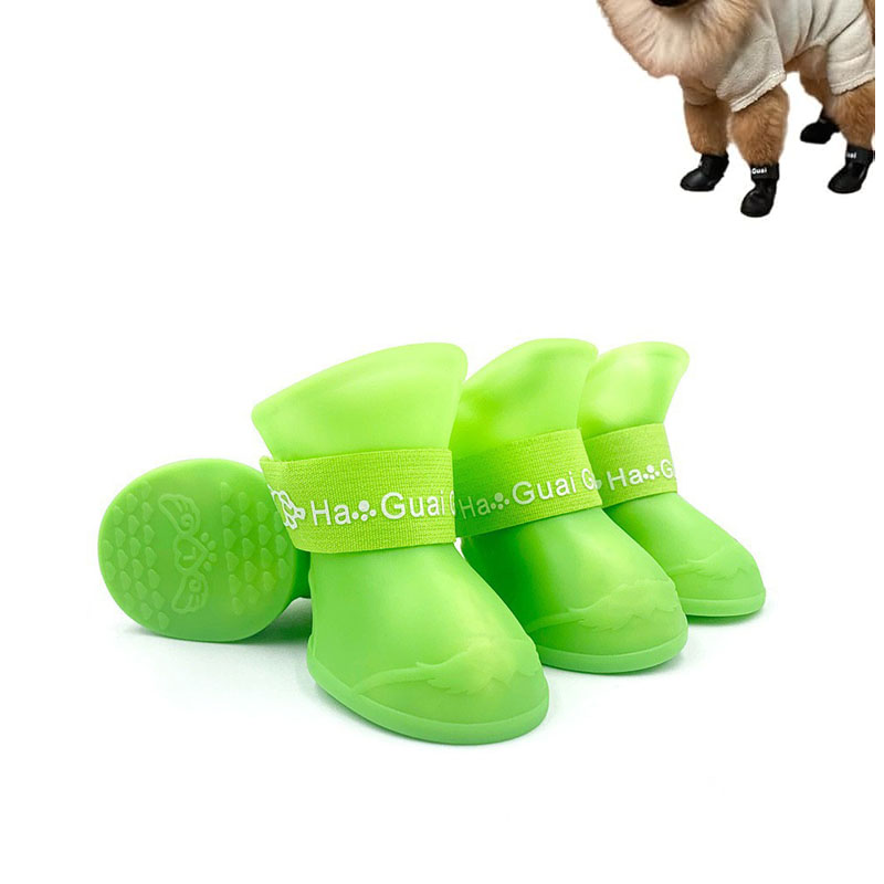 4pc Waterproof Silicone Dog Ra - Shoe Polish Cream 评论和价格