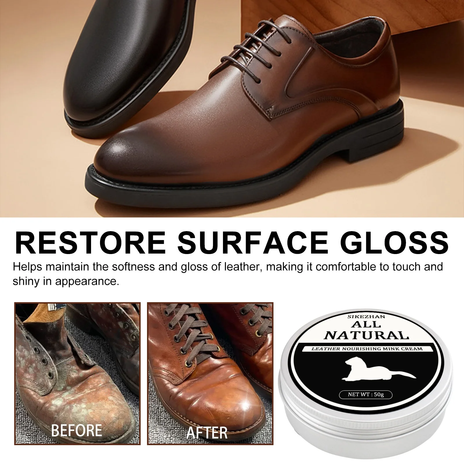 SIKEZHAN Leather Sofa Cleaner  - Shoe Polish Cream 评论和价格