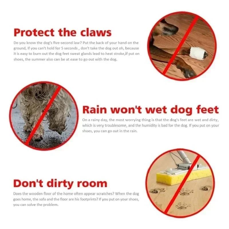 New 4pcs Waterproof Pet Dog Sh - Shoe Polish Cream 评论和价格
