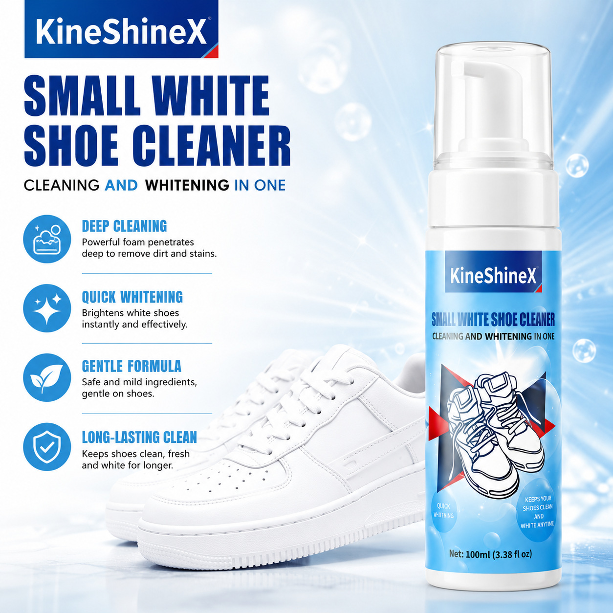 Gihen Shoe Cleaner Kits Water- - Sneaker Care Accessories 评论和价格
